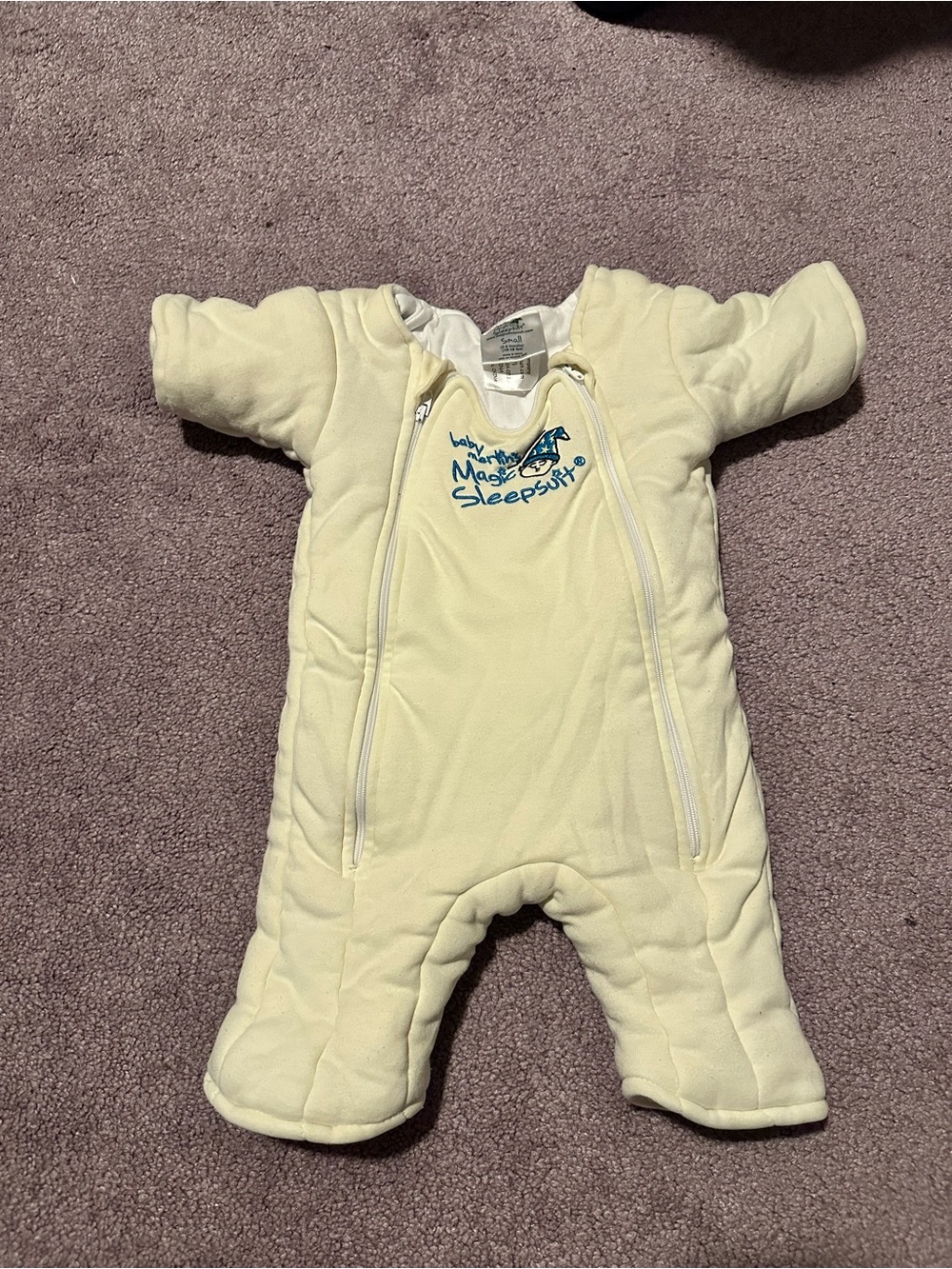 Baby Merlin Magic Sleepsuit (Yellow)
